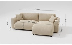 Colțar gri extensibil (cu colț variabil) Lorine – Ropez