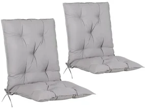 Deuba Set 2 perne 116x57x7cm - gri