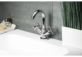 Sapho - Baterie pentru lavoar AXIA, crom lucios