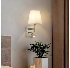 Lampă LED de perete Brilagi DAYA 1xE14/40W/230V + LED/3W alb/crom mat