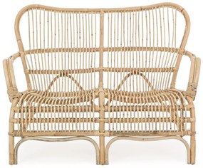 Banca pentru gradina Clarita, Bizzotto, 119 x 83 x 87 cm, ratan, natural