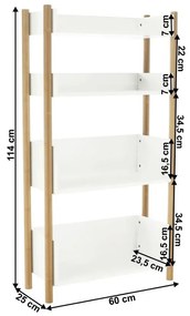Raft Baltika, tip 3, 60 x 25 x 114 cm