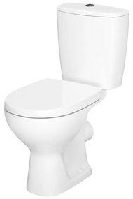 Set vas WC stativ Cersanit, Arteco New, Rimless, cu rezervor si capac Soft-Close si Easy Off inclus