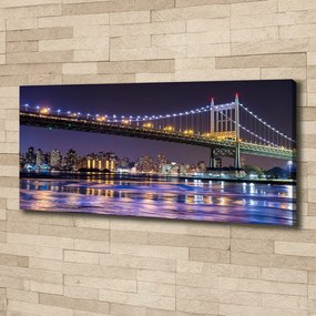 Tablou canvas Podul în new york city