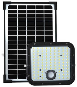 Proiector LED solar cu senzor LED/30W/6,4V 6400K