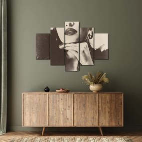 Tablou - Vintage, poza unei femei (150x105 cm)