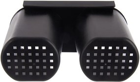 Scurgător de vase alb-negru din metal 41,5x17 cm Deluxe – Orion