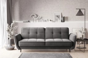 Canapea tapitata, extensibila, cu spatiu pentru depozitare, 220x83x90 cm, Bellis 01, Eltap (Culoare: Cafeniu / Loco 4)