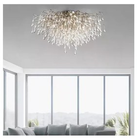 Paul Neuhaus 8092-55 - lustră aplicată ICICLE, 14xG9/40W/230V, Ø 100 cm, crom