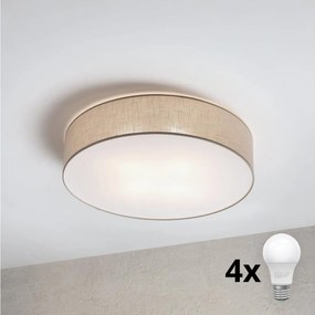 Brilagi - Plafonieră LED SIRIJA, 4x E27, max. 60W, 230V, diam. 60 cm, bej