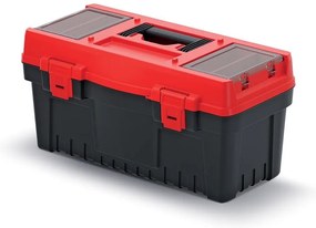 Cutie pentru scule 54,8 x 27,4 x 28,6 cm, despărțitori, roșu