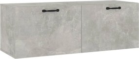 vidaXL Dulap de perete, gri beton, 100x36,5x35 cm, lemn prelucrat