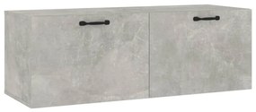 812955 vidaXL Dulap de perete, gri beton, 100x36,5x35 cm, lemn prelucrat