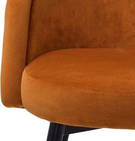 Set de 2 scaune design LUX Chloe, portocaliu 115964 HZ