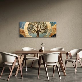 Tablou – Arborele vieții și spirale (120x50 cm)