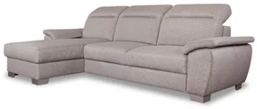 Coltar Extensibil Cu Insula Stanga Dax, 5 Locuri, Lada De Depozitare, Gri, 299 Cm