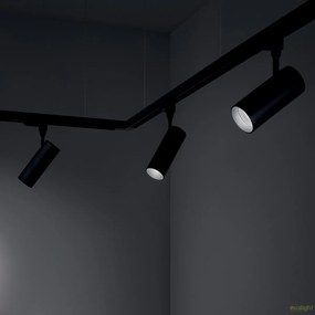 Spot LED pe sina directionabil SMILE mini 15W 4000K CRI80 50° negru 189963