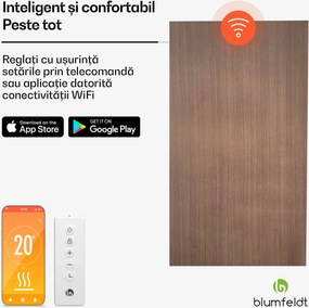 Blumfeldt Heat Square| Încălzire cu infraroșu, Control WiFi, 700 W, IP44