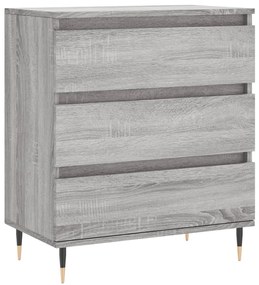 vidaXL Servantă, sonoma gri, 60x35x70 cm, lemn prelucrat