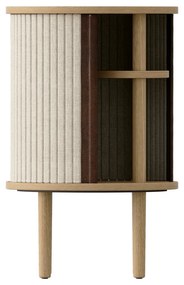 Măsuță auxiliară rotundă din lemn masiv de stejar ø 38 cm Audacious – UMAGE