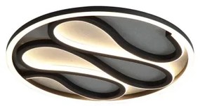 Searchlight ZENDISC 81100-39BK - Plafonieră LED dimmabilă, 20W, 230V, 3000K, Ø 39 cm