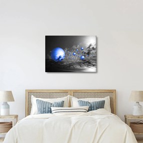 Tabloul bilelor albastru închis (70x50 cm)