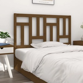 818978 vidaXL Tăblie de pat, maro miere, 155,5x4x100 cm, lemn masiv de pin