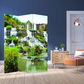Paravan - Cascade cu plante (126x170 cm)