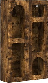 vidaXL Dulap suspendat Stejar fumuriu 59 x 20 x 100 cm Lemn compozit
