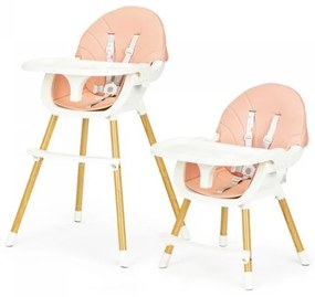 Scaun de masa 2 in 1 Ecotoys HA-004 – Roz
