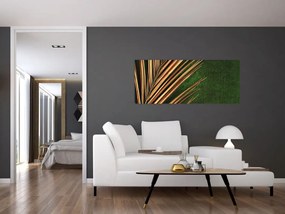 Tablou cu frunză (120x50 cm)