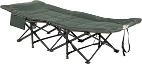 Outsunny Șezlong pliabil, spătar reglabil, cu suport pentru pahare, până la 120 kg, 68 x 190 x 48 cm, Gri | Aosom Romania