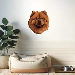 PIPPER. Autocolant Chow Chow mărimea: 60cm
