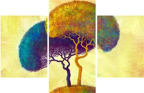 Tablou - Copaci în deal (90x60 cm)