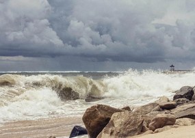 Fototapete, Dimineata intriganta la mare Art.01326