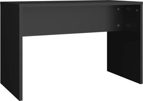 vidaXL Taburet de toaletă, negru, 70x35x45 cm, lemn prelucrat