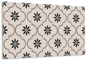 Panou decorativ bucatarie Model de flori arabe