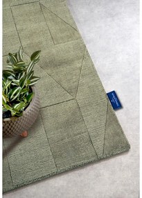 Covor tip traversă verde țesut manual din lână 80x250 cm Ursule – Villeroy&amp;Boch