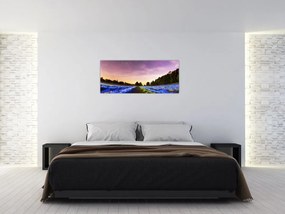 Tablou cu câmp colorat (120x50 cm)