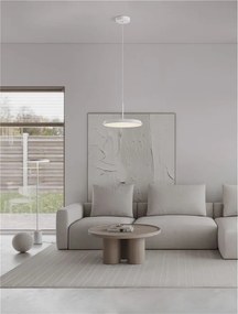 Lustra/Pendul LED design decorativ OPHELIA alb