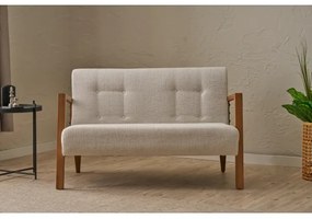 Canapea TUMI, 2 locuri, crem