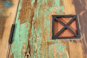 Masuta design vintage, Shabby Chic Jakarta 70cm, white wash