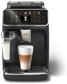 Espressor automat Philips EP5541/50 5500 LatteGo, 1500W, 15 bar, 1,8 L, Rasnita ceramica cu 12 treote, TFT, AquaClean, SilentBrew, AromaExtract, ExtraShot, Negru