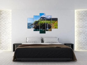 Tablou - Cascada Múlafossur (150x105 cm)