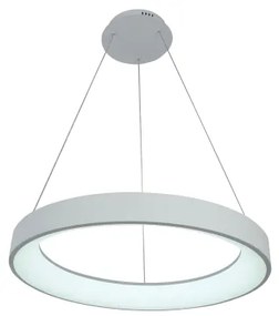 Brilagi - Lustră LED cu dimmer suspendată pe cablu FALCON II LED/99W/230V Ø 60 cm albă + telecomandă