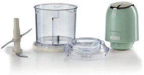 Tocator alimente Ariete VINTAGE 0438/04, 400W, 600 ml, 2 viteze, Otel inoxidabil, Pahar gradat, Verde