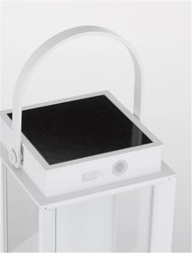 Lampa LED solara portabila iluminat exterior decorativ VERHAAL alba