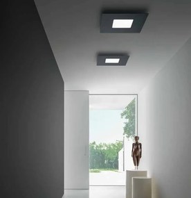 Plafoniera LED moderna BILDE 52x52cm, alb, negru sau auriu