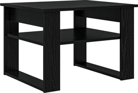 vidaXL Masă de cafea Stejar Negru 64 x 54 x 44 cm Lemn compozit