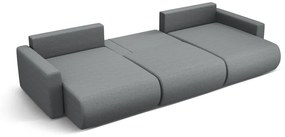 Canapea extensibila panoramica Belfast 4 locuri stofa L340 cm